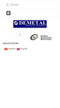 Mobile Screenshot of demetal.com.mx